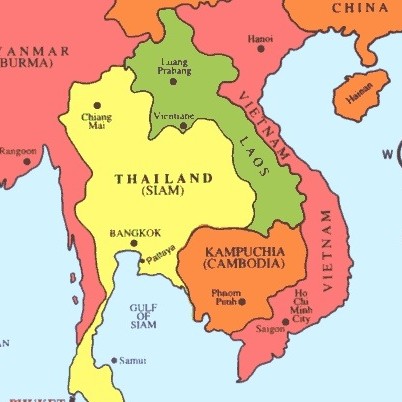 southeast asia map