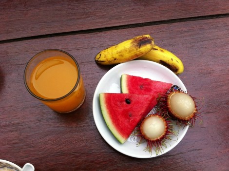 breakfast in kanchanaburi
