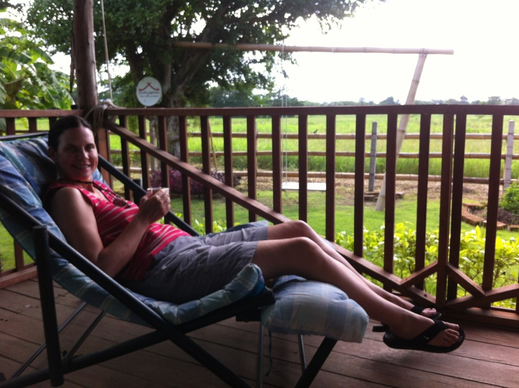 my mom adapted very well to thai cooking!